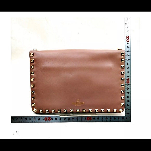 Auth VALENTINO Garavani Shoulder Bag Pink Leather 1731451 - Picture 15 of 16